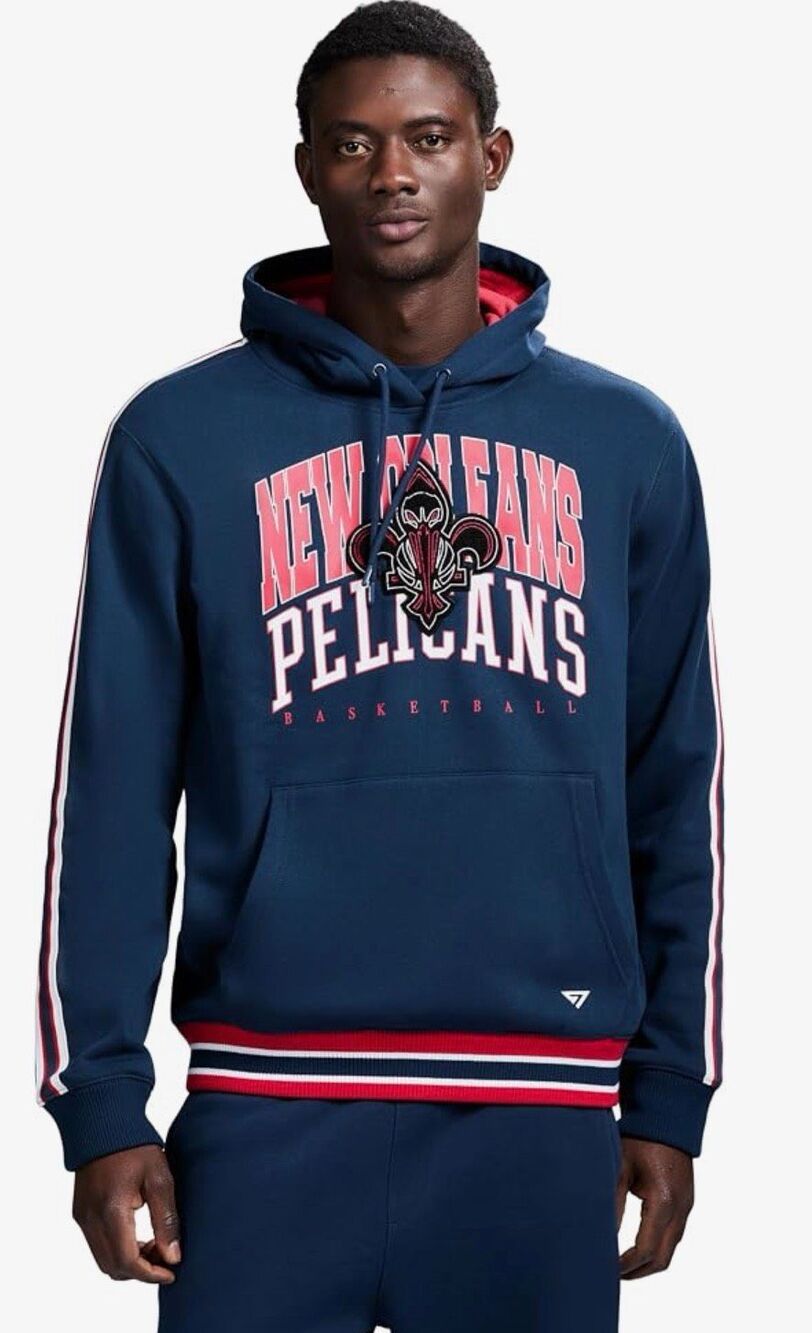 GAME 7 x NBA Officially Licensed Men's Long Sleeve Pullover Fleece NWT Size L